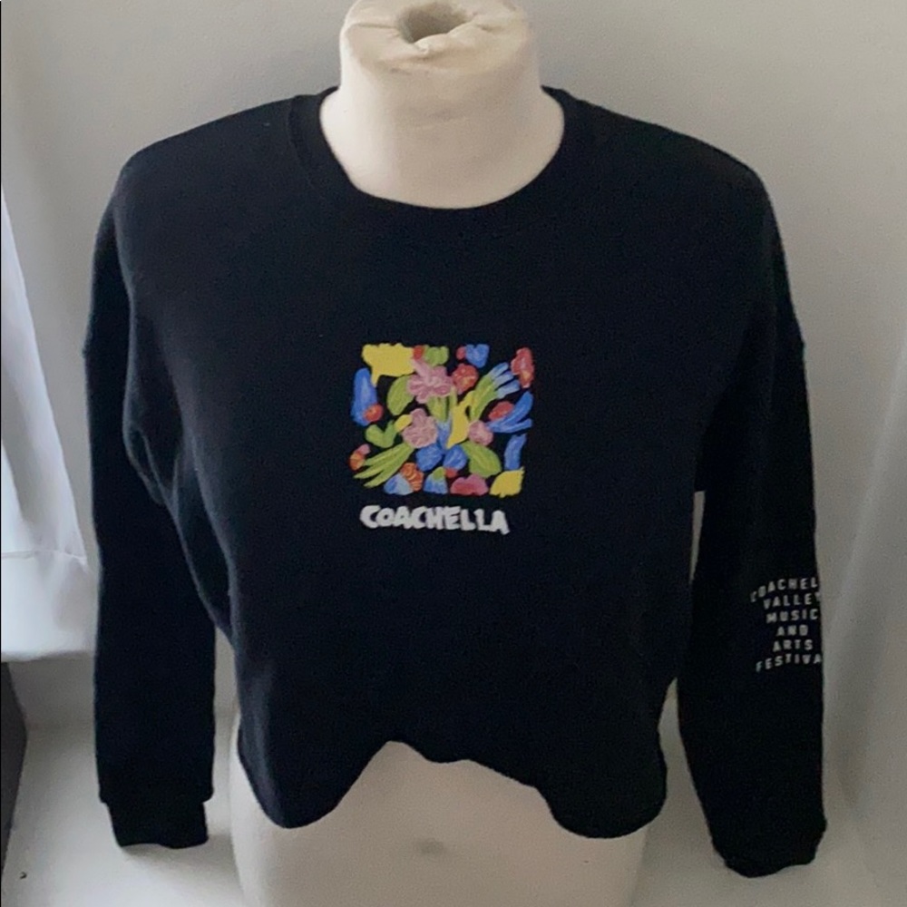 Coachella Festival Pullover Crop Size Small